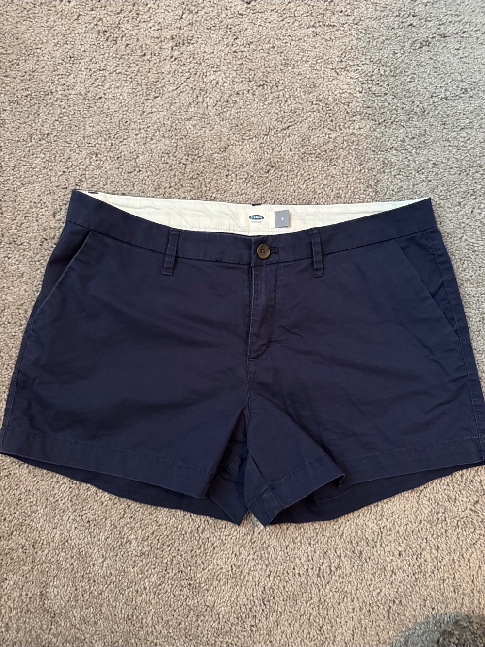 Old Navy Women's Navy Casual Cotton Shorts